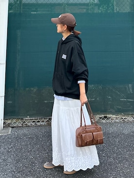 「アイテム（スカート）」を使った、ＫＲさん（レディース・159cm）の秋コーディネート