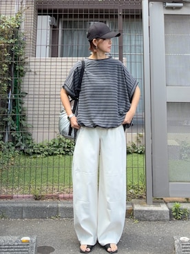 「notch.（ノッチ）のアイテム」を使った、ＫＲさん（レディース・159cm）の夏コーディネート