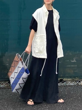 KRさん(レディース・159cm)の夏コーディネート