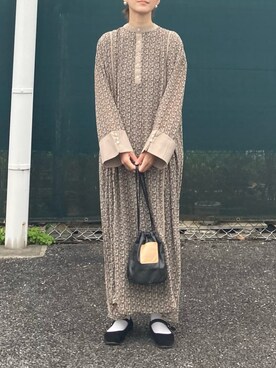 KRさん(レディース・159cm)の春コーディネート
