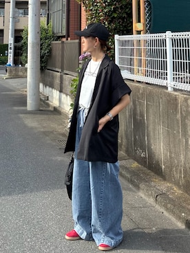 KRさん(レディース・159cm)の夏コーディネート