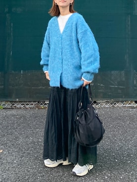 「CORNERS（コーナーズ）のアイテム（ショルダーバッグ）」を使った、ＫＲさん（レディース・159cm）の冬コーディネート