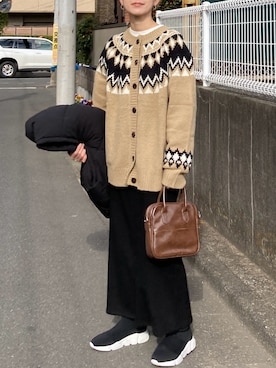 「Joie（ジョア）のアイテム」を使った、ＫＲさん（レディース・159cm）の冬コーディネート