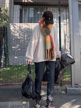 「アイテム（帽子）」を使った、ＫＲさん（レディース・159cm）の秋コーディネート