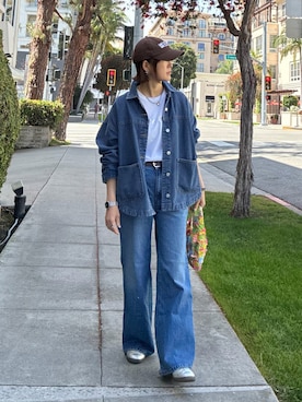 「notch.（ノッチ）のアイテム（ジャケット/アウター）」を使った、ＫＲさん（レディース・159cm）の春コーディネート