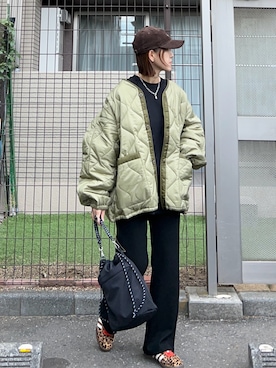 「アイテム（スウェット）」を使った、ＫＲさん（レディース・159cm）の秋コーディネート