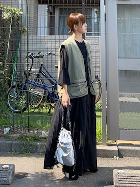 「アイテム（ワンピース）」を使った、ＫＲさん（レディース・159cm）の秋コーディネート