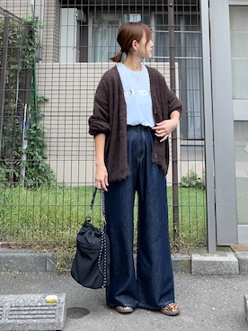 「アイテム（バッグ）」を使った、ＫＲさん（レディース・159cm）の秋コーディネート