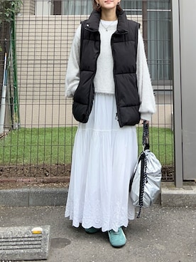 「アイテム（スカート）」を使った、ＫＲさん（レディース・159cm）の秋コーディネート