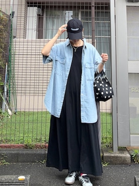 KRさん(レディース・159cm)の夏コーディネート