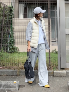 「スウェットパンツ」｜ＫＲさん（レディース・159cm）の秋コーディネート