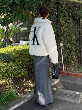 「Calvin Klein（カルバン・クライン）のアイテム（その他アウター）」を使った、ＫＲさん（レディース・159cm）の秋コーディネート