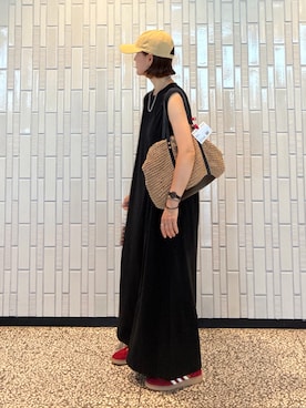 「notch.（ノッチ）のアイテム（帽子）」を使った、ＫＲさん（レディース・159cm）の秋コーディネート