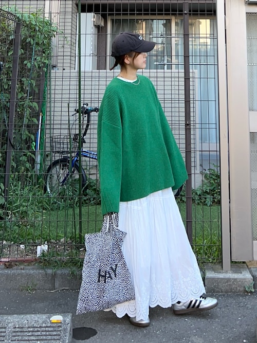 新品未使用✨FLORENCE　オリーブグリーン 長袖 タッパー　L ストレッチフリース ルーズネックロングプルオーバー(冷え対策