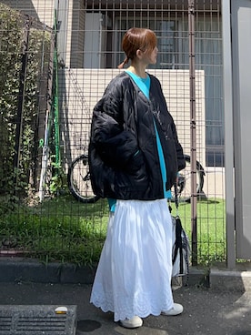 「アイテム（ノーカラーコート）」を使った、ＫＲさん（レディース・159cm）の秋コーディネート