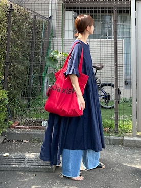 「アイテム（ワンピース/ドレス）」を使った、ＫＲさん（レディース・159cm）の夏コーディネート