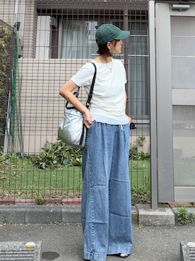 「notch.（ノッチ）のアイテム」を使った、ＫＲさん（レディース・159cm）の夏コーディネート