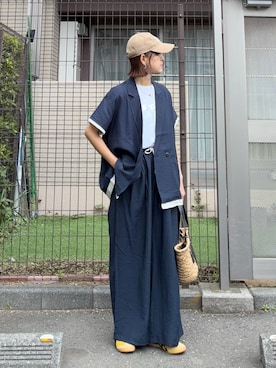 「BONLECILL（ボンルシール）のアイテム」を使った、ＫＲさん（レディース・159cm）の春コーディネート