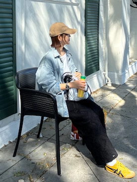 「notch.（ノッチ）のアイテム（ジャケット/アウター）」を使った、ＫＲさん（レディース・159cm）の春コーディネート