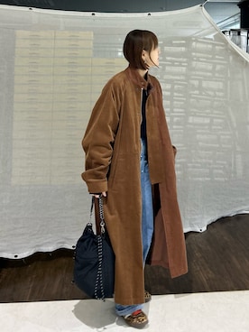 「CORNERS（コーナーズ）のアイテム」を使った、ＫＲさん（レディース・159cm）の冬コーディネート