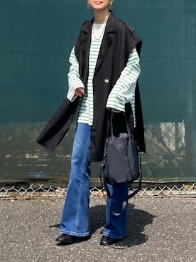 「Joie（ジョア）のアイテム」を使った、ＫＲさん（レディース・159cm）の春コーディネート