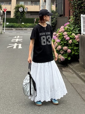 KRさん(レディース・159cm)の夏コーディネート
