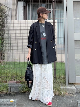 KRさん(レディース・159cm)の秋コーディネート