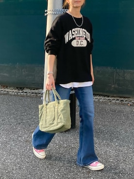 「春服デビュー宣言」｜「アイテム（アナログ腕時計）」を使った、ＫＲさん（レディース・159cm）の春コーディネート