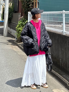 「notch.（ノッチ）のアイテム」を使った、ＫＲさん（レディース・159cm）の夏コーディネート