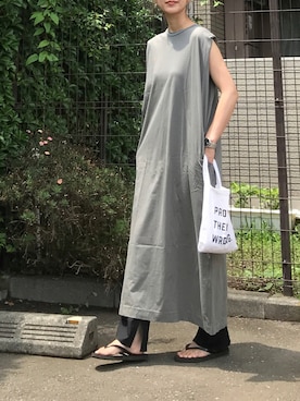 KRさん(レディース・159cm)の夏コーディネート