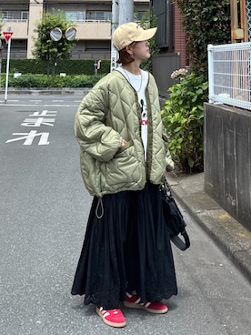「notch.（ノッチ）のアイテム」を使った、ＫＲさん（レディース・159cm）の夏コーディネート