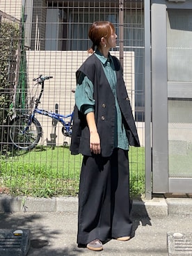「セットアップ」｜ＫＲさん（レディース・159cm）の秋コーディネート