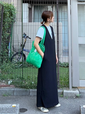 「アイテム（トートバッグ）」を使った、ＫＲさん（レディース・159cm）の夏コーディネート