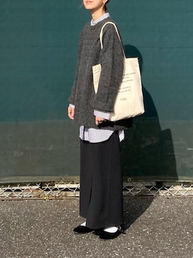「SVEC（シュベック）のアイテム（シューズ）」を使った、ＫＲさん（レディース・159cm）の冬コーディネート