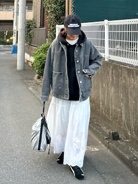 「アイテム（スウェット）」を使った、ＫＲさん（レディース・159cm）の秋コーディネート