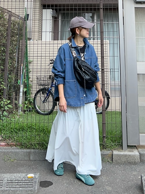 セール】【sweet web掲載】デニムシャツジャケット（デニムジャケット