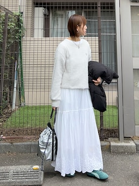 「アイテム（スカート）」を使った、ＫＲさん（レディース・159cm）の秋コーディネート