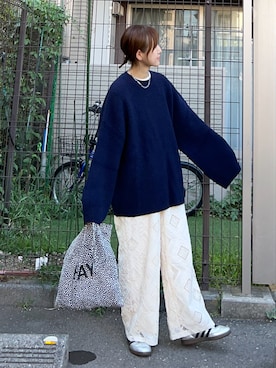 「アイテム（スニーカー）」を使った、ＫＲさん（レディース・159cm）の秋コーディネート