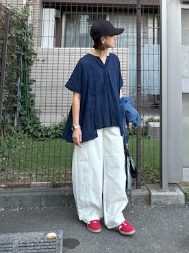 「notch.（ノッチ）のアイテム」を使った、ＫＲさん（レディース・159cm）の夏コーディネート