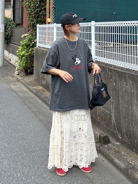 「notch.（ノッチ）のアイテム」を使った、ＫＲさん（レディース・159cm）の夏コーディネート