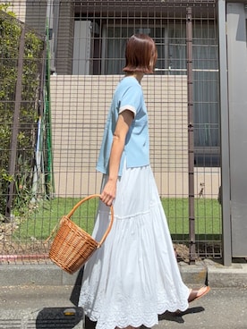 「BONLECILL（ボンルシール）のアイテム」を使った、ＫＲさん（レディース・159cm）の春コーディネート