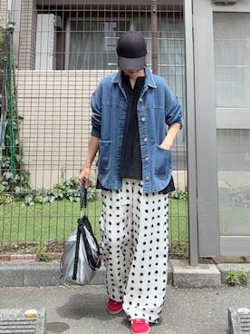 KRさん(レディース・159cm)の夏コーディネート