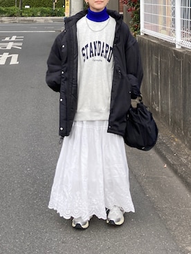 「CORNERS（コーナーズ）のアイテム（ジャケット/アウター）」を使った、ＫＲさん（レディース・159cm）の秋コーディネート