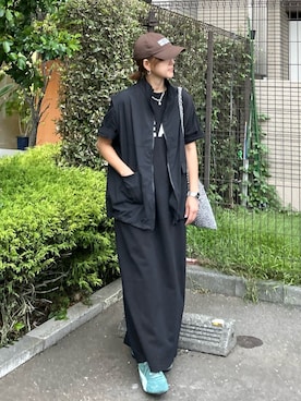 「アイテム（ベスト）」を使った、ＫＲさん（レディース・159cm）の秋コーディネート