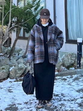 「notch.（ノッチ）のアイテム」を使った、ＫＲさん（レディース・159cm）の冬コーディネート