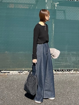 「アイテム（パンツ）」を使った、ＫＲさん（レディース・159cm）の冬コーディネート