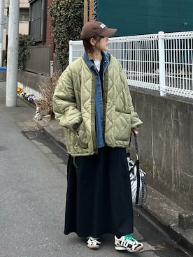 KRさん(レディース・159cm)の冬コーディネート