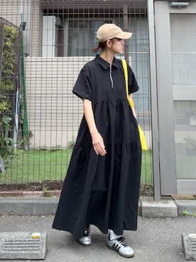 「アイテム（帽子）」を使った、ＫＲさん（レディース・159cm）の春コーディネート