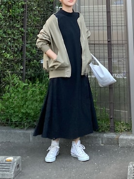 「anq.（アンク）のアイテム（ピアス（両耳用））」を使った、ＫＲさん（レディース・159cm）の春コーディネート