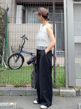 KRさん(レディース・159cm)の夏コーディネート